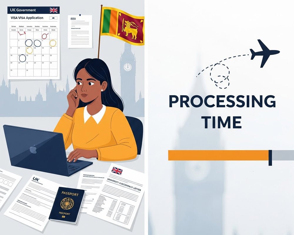 UK Student Visa Processing Time from Sri Lanka